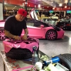 06 pink Lamborghini Aventador