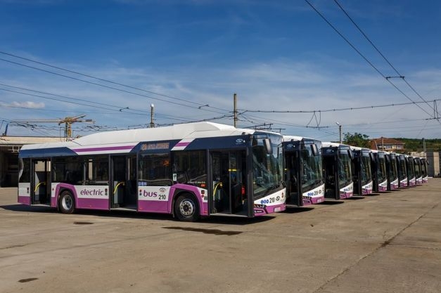 Cluj-Napoca este primul oraş din România cu autobuze electrice