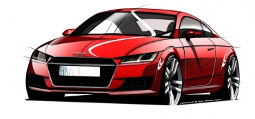 Primele schiţe oficiale cu noul Audi TT