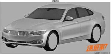 BMW Seria 4 GranCoupe, în schiţe oficiale