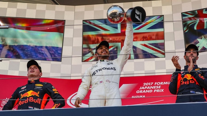 Hamilton câștigă în Japonia și e cu o mână pe un nou titlu mondial!