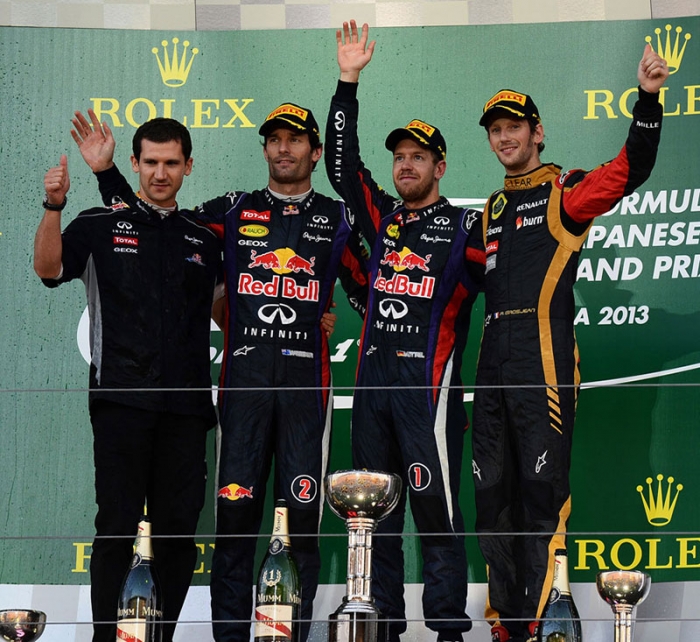 Vettel, ajutat de strategie să câştige în Japonia