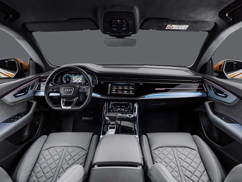 Audi Q8 - interior, bord