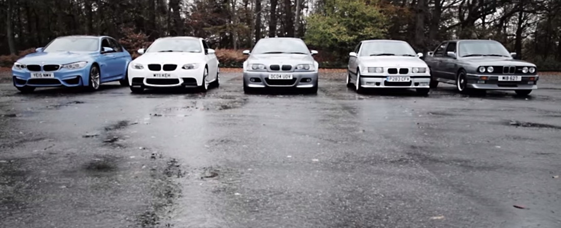 5 generații BMW M3