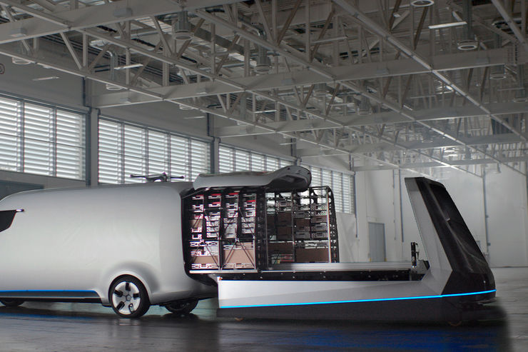 Mercedes-Benz Vision Van Concept incarcare