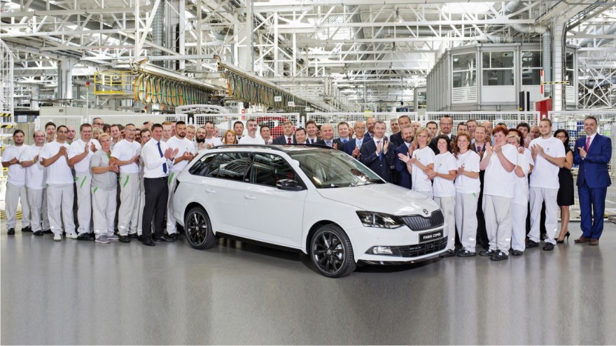 Dublă celebrare: 4 milioane de maşini Fabia şi 500.000 din a treia generaţie