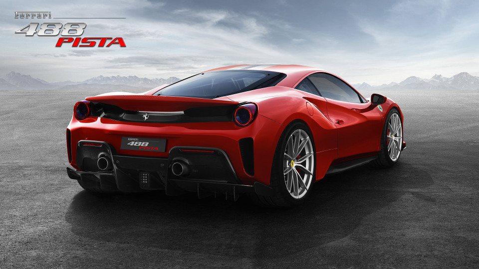 Ferrari 488 Pista spate
