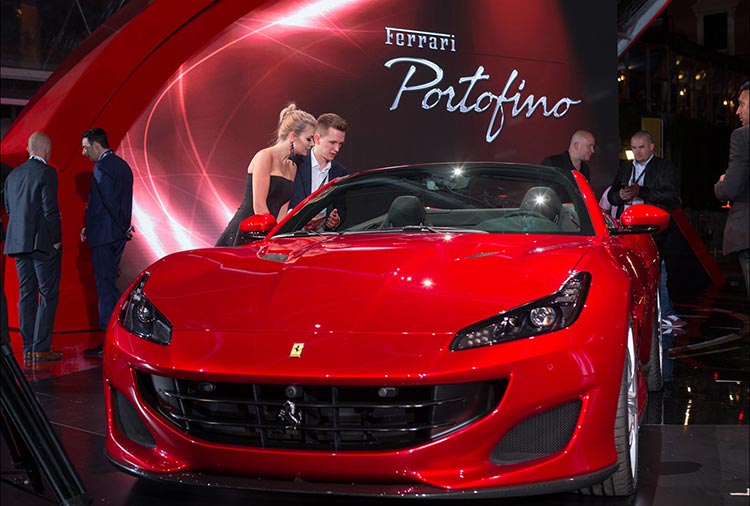 Ferrari Portofino a "pescuit" primele inimi