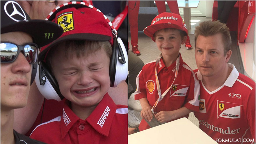 Marele Premiu al Spaniei - fan Ferrari