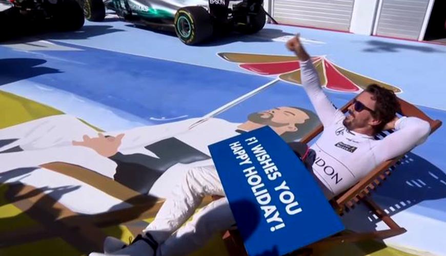Fernando Alonso : Happy Holiday
