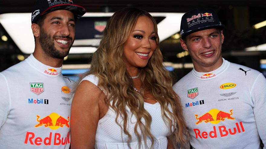 Mariah Carey a participat la Grand Prix-ul din Azerbaidjan