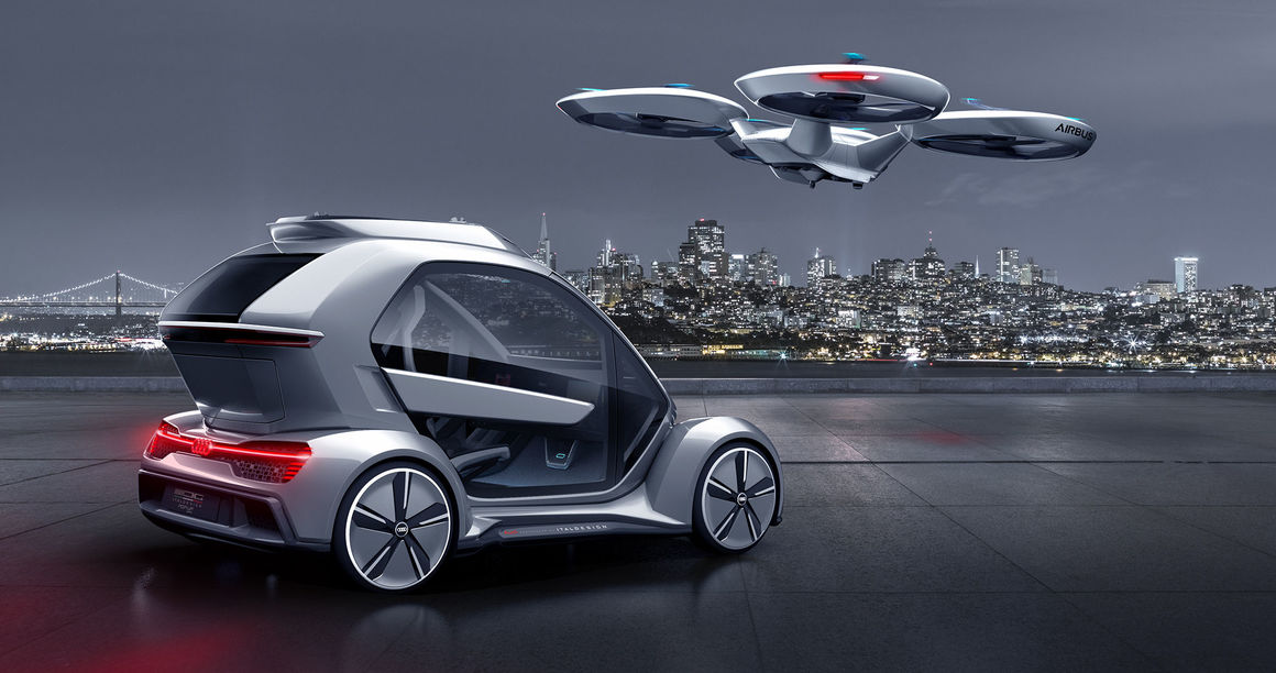 Pop.Up Next: un concept ce combină un autoturism autonom cu o dronă pentru pasageri